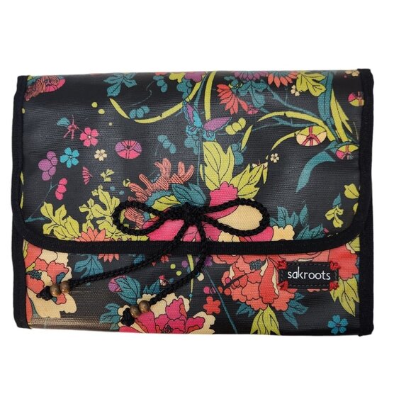 Sakroots Jewelry - Sakroots Jewelry Travel Roll Organizer and Butterfly Key Chain Colorful Floral